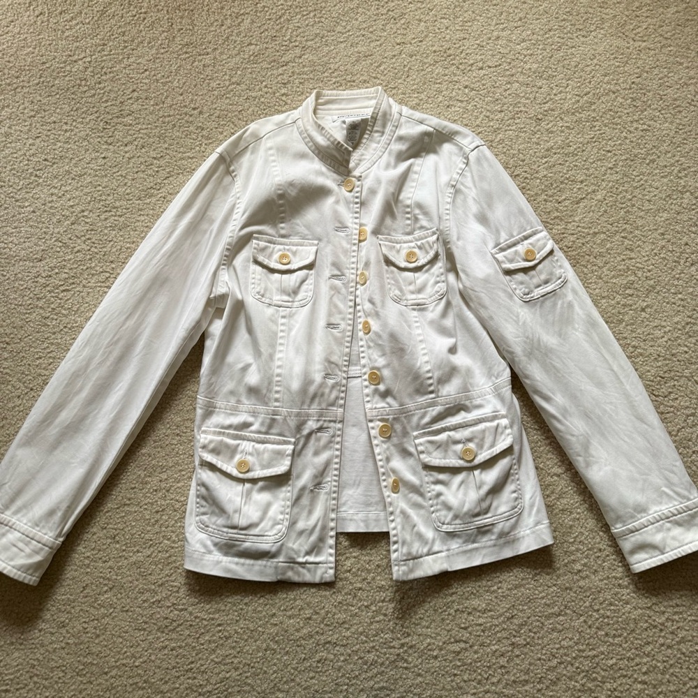 Vintage Jones New York cotton military jacket